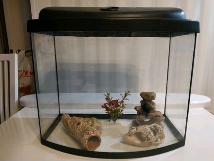 Аквариум 40 литров + оборудование + грунт + корм