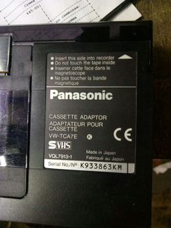 Кассетный адаптер vhs-c панасоник
