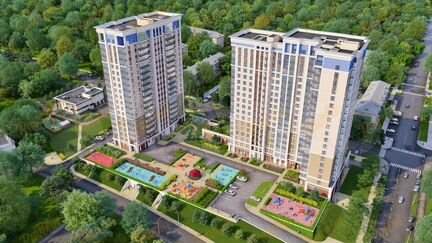 4-к квартира, 119.2 м², 5/19 эт.