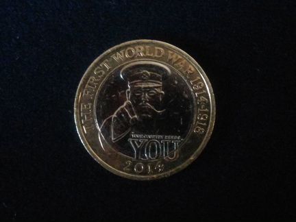 2 фунта 2014 года. Великобритания