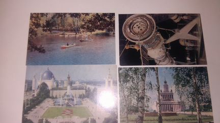 Открытки ВДНХ СССР 1950 гг