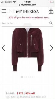 Бомбер Acne Studios, утеплённая, оригинал, новая