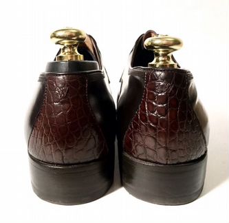Туфли Artioli, размер 43. С крокодиловыми вставкам