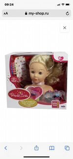 Манекен голова для причесок и косметики