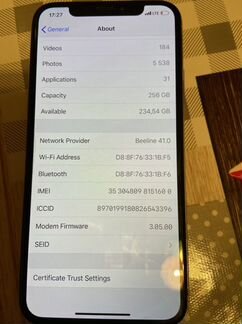 iPhone x 256