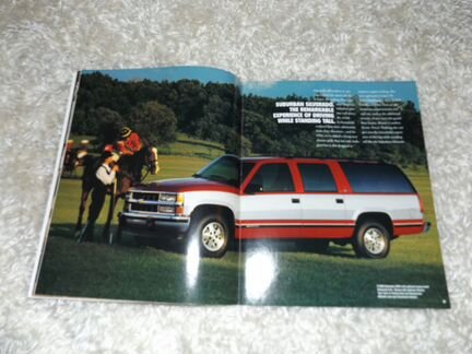 Chevrolet. Рекламный журнал Джипов 1994