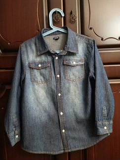Рубашка джинсовая р.126-131