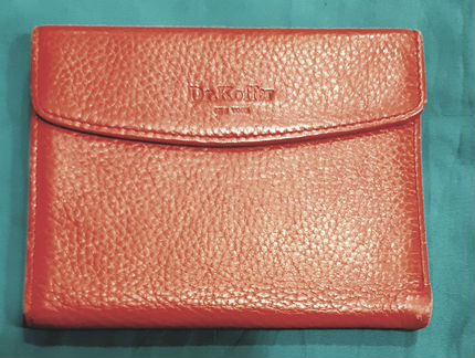 Кошелёк портмоне Dr.Koffer красный