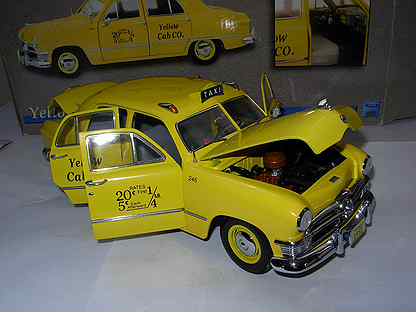 Ford 1950 Yellow Cab Taxi