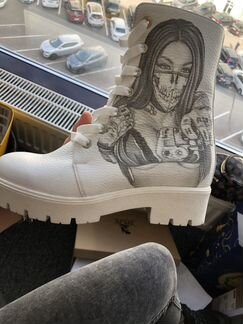 Ботинки весна Кожа натуральная, размер 37