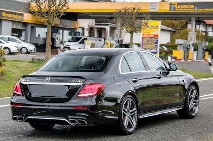 Mercedes W-213 диффузор 6.3 AMG с насадками