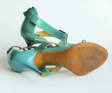 Новые бирюзовые туфли босоножки schulz