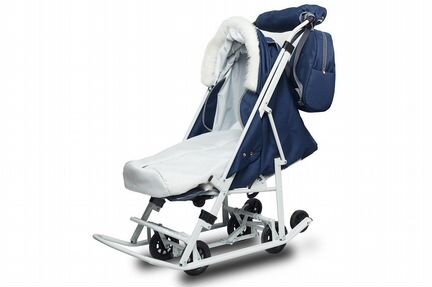 Санки-коляски Pikate Арктик Темно-синий