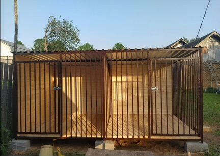 Вольер для двух собак