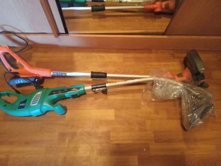 Электрическая газонокосилка бу на детали