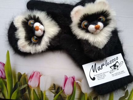 Варежки/звероварежки с хорьками