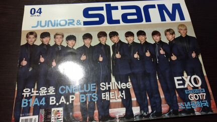 Star M apr2014 shinee GOT7 BAP BTS EXO