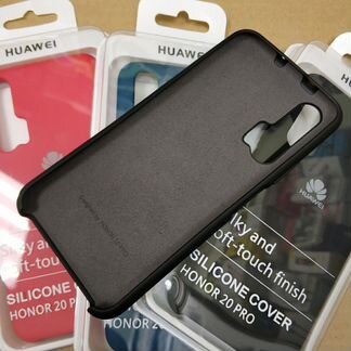 Чехол для Honor 20 Pro Silicone Cover Черный