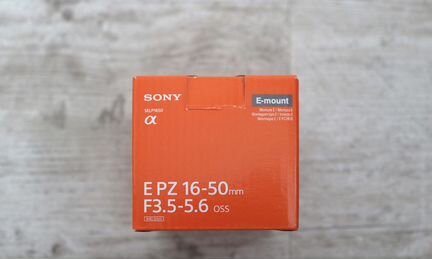 Новый Sony SEL E 16-50mm F/3.5-5.6 PZ