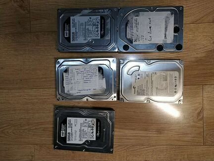 6шт HDD не рабочие