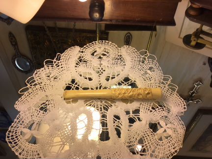 Змея Резьба по кости антиквариат Англия