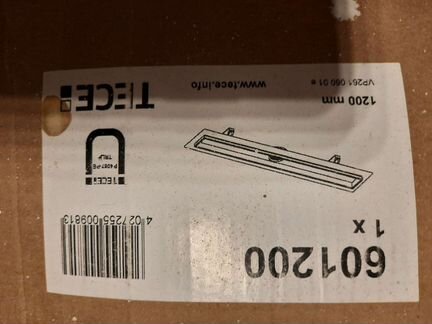 Дренажный канал tece 601200 и решётка Tece 601270