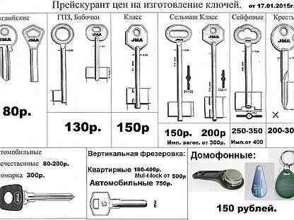 Как сделать ключи если нет образца