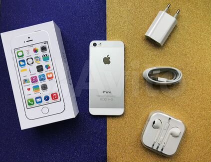 iPhone 5 5C 5S SE silver Оригинал