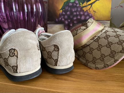 Gucci кеды и кепка