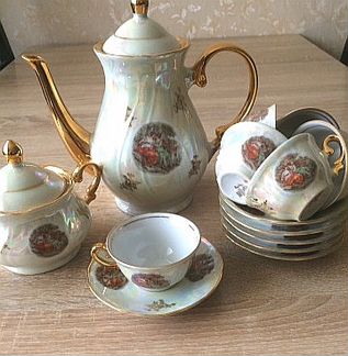 Сервиз кофейный (14 пр), фарфор, Германия