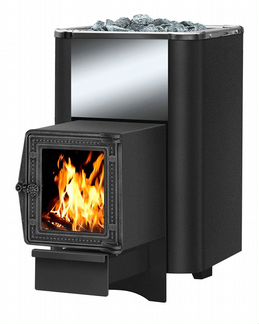 Чугунная печь везувий Сенсация 16 Антрацит (дт-4С)