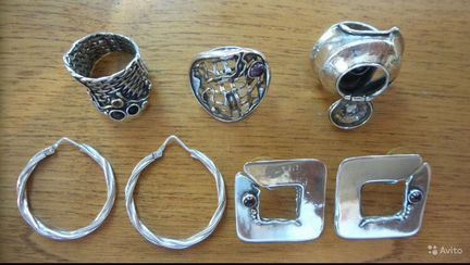 Ювелирные авторские работы из серебра (Израиль)