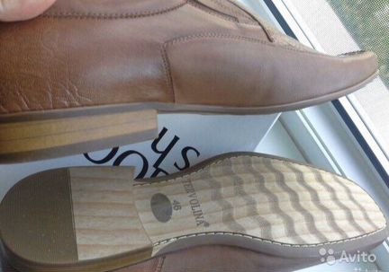 Туфли кожаные 45,5-46