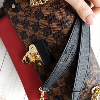Сумка Louis vuitton Vavin PM коричневая шашка лв