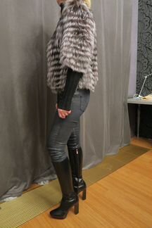 Жилет из чернобурки