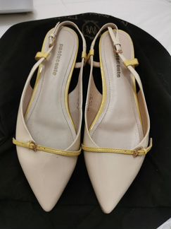 Paolo Conte туфли на низком каблуке