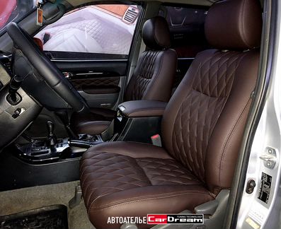 Сиденья кожаные Toyota Land Cruiser Prado 120