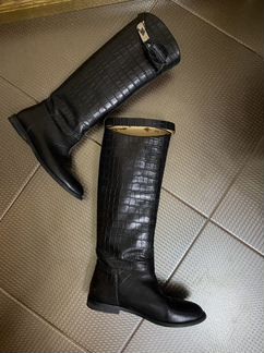Кожаные сапоги Hermès