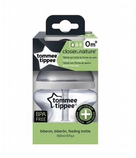 Бутылочка антиколиковая Tommee Tippee + поильник