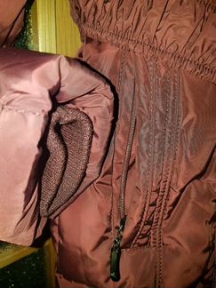 Пуховик пальто теплый 48L