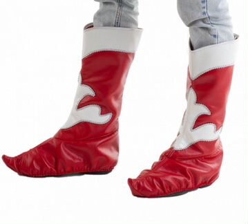 Накладки Дед Мороза красные