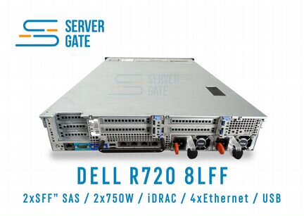 Dell R720 8LFF 2 x E5-2695v2 512 GB