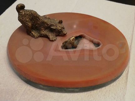 Бронзовая скульптура на Агате