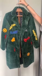 Шуба искусственная дизайнерская