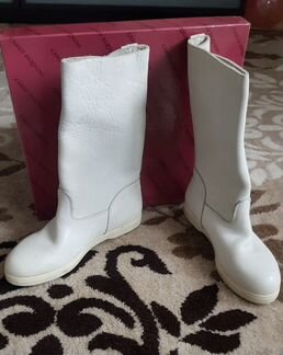Сапоги новые белые Carlo Pazolini 36