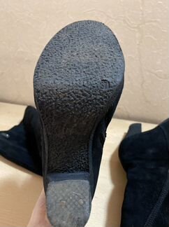 Зимние Сапоги замшевые (полный мех)