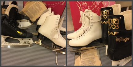 Коньки профессиональные graf и lange (bauer)