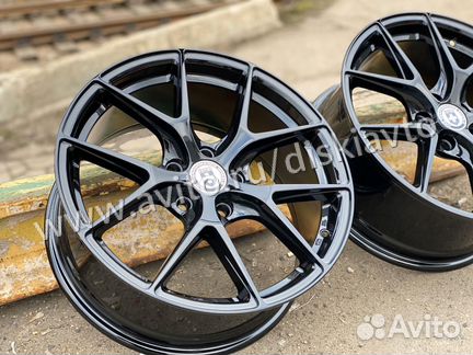 Диски HRE черный глянец R20 5-112 для Audi Q5