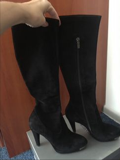 Замшевые сапоги Mary Claudy