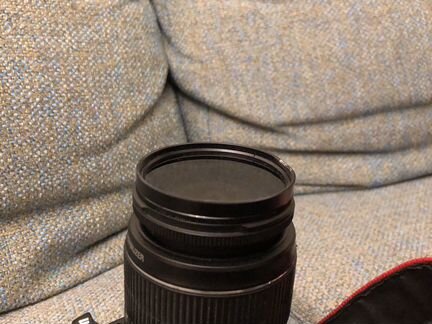 Зеркальный фотоаппарат canon 1000d с двумя объекив